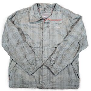 Eddie Bauer Mens XL Jacket Plaid Weatheredge Plus Waterproof Coat
